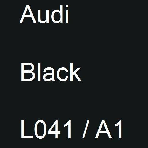 Audi, Black, L041 / A1.